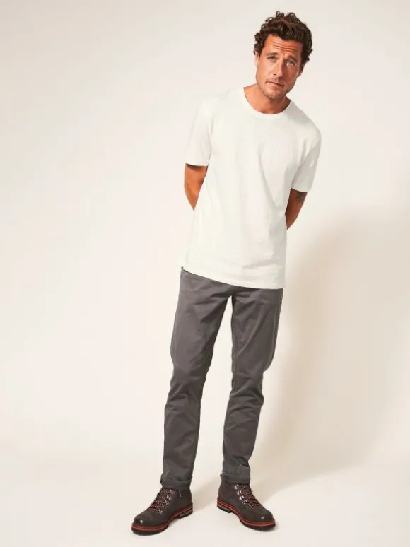 Abersoch Short Sleeve Tee in NATURAL WHITE