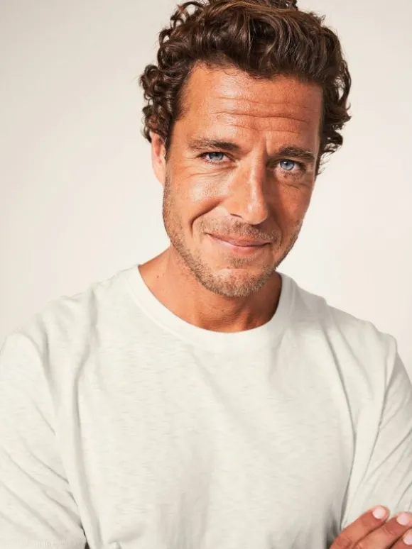 Abersoch Short Sleeve Tee in NATURAL WHITE