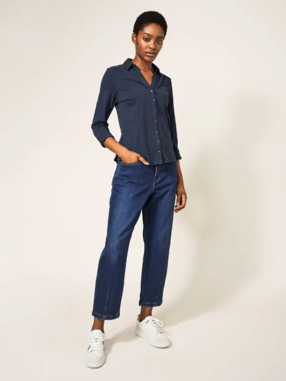 Annie Jersey Shirt in FRENCH NAVY