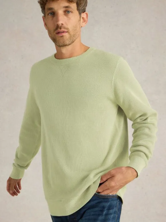 Attadale Long Sleeve Jumper in LIGHT GREEN