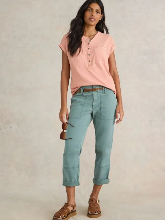 BETH JERSEY SHIRT in DUSTY PINK