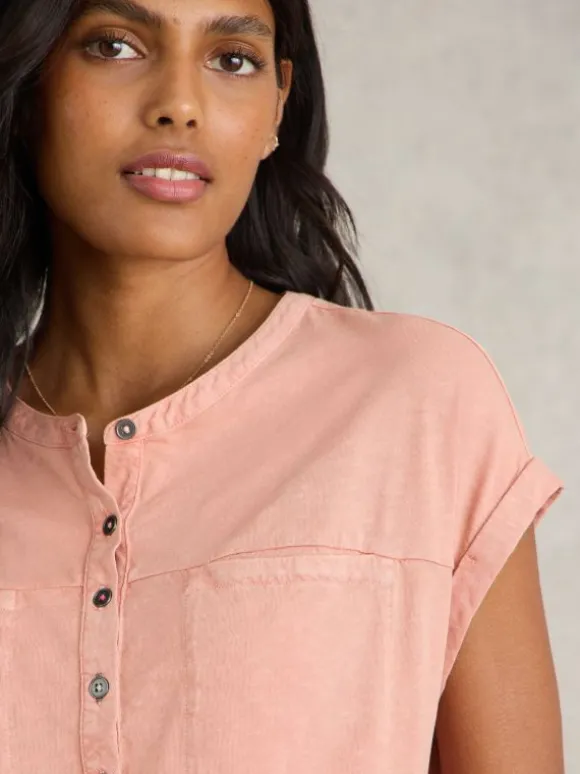 BETH SHIRT in DUSTY PINK