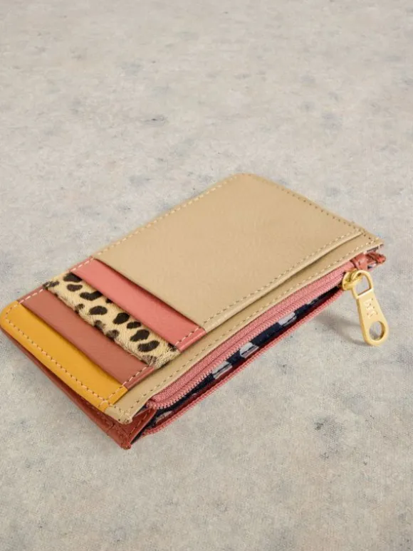 Celia Card Holder Purse in PINK MULTI