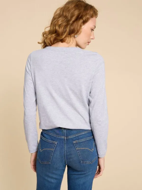 clara_tee_in_grey_marl_2.webp CLARA TEE in GREY MARL