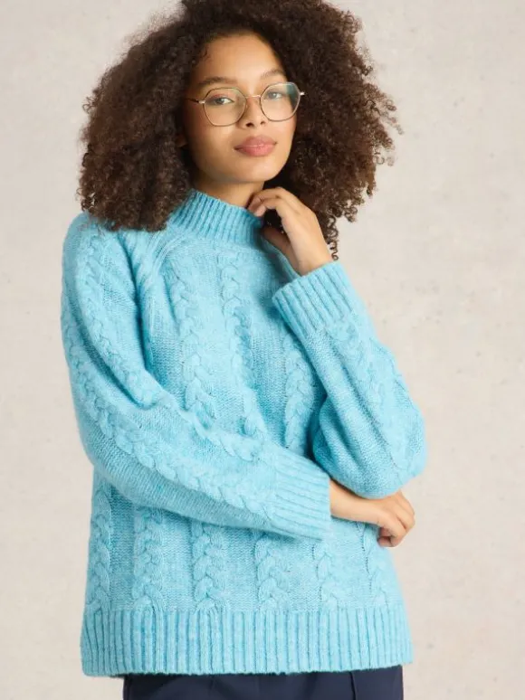 CLEO JUMPER in BRIGHT BLUE