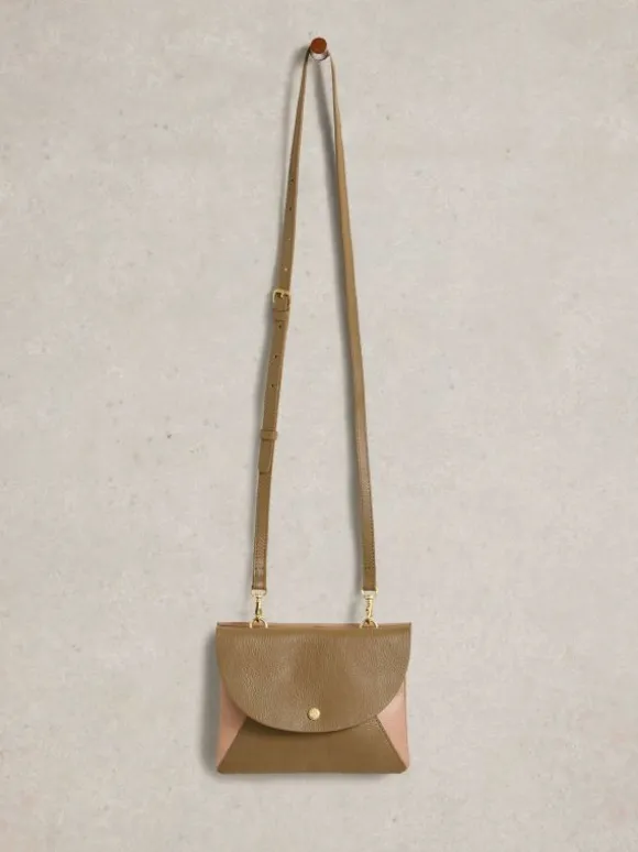 Coco Double Pouch Crossbody in NATURAL MULTI