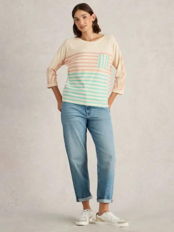 DEMI DOLMAN in NATURAL MULTI