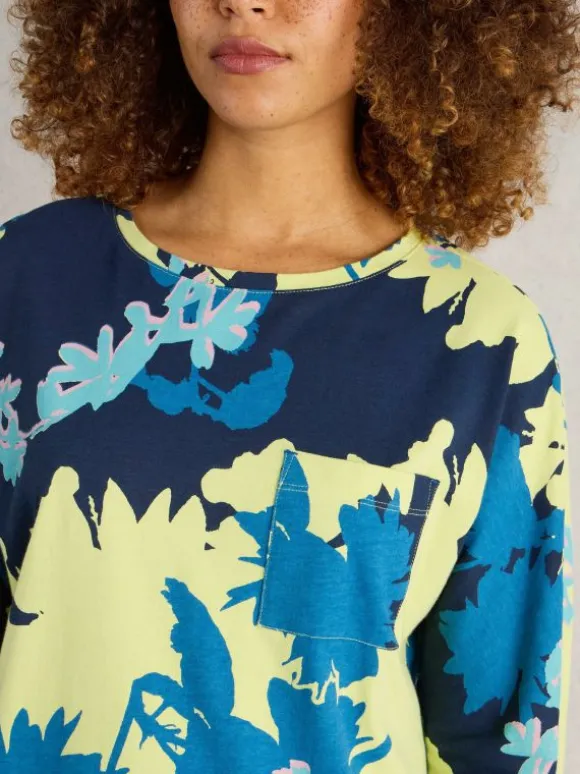 DEMI DOLMAN in YELLOW PRINT