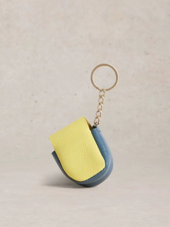 Ellie Earbud Holder in BLUE MULTI