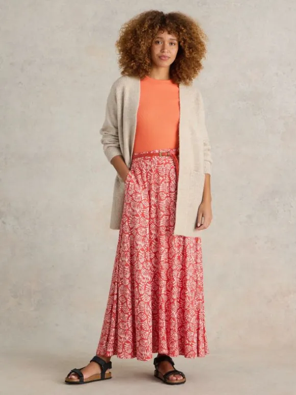 ERIN LONGLINE CARDI in LIGHT NATURAL