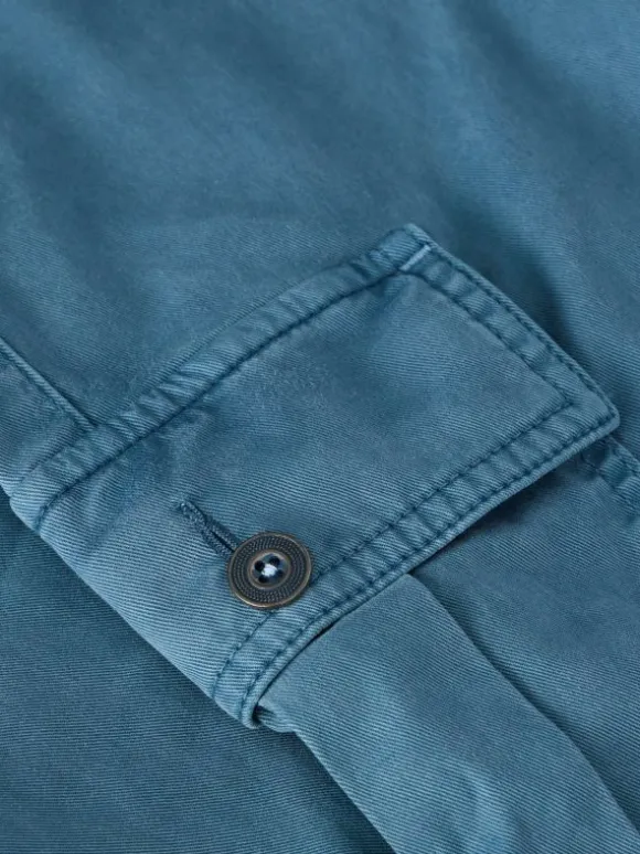 Everleigh Cargo Trouser in MID BLUE