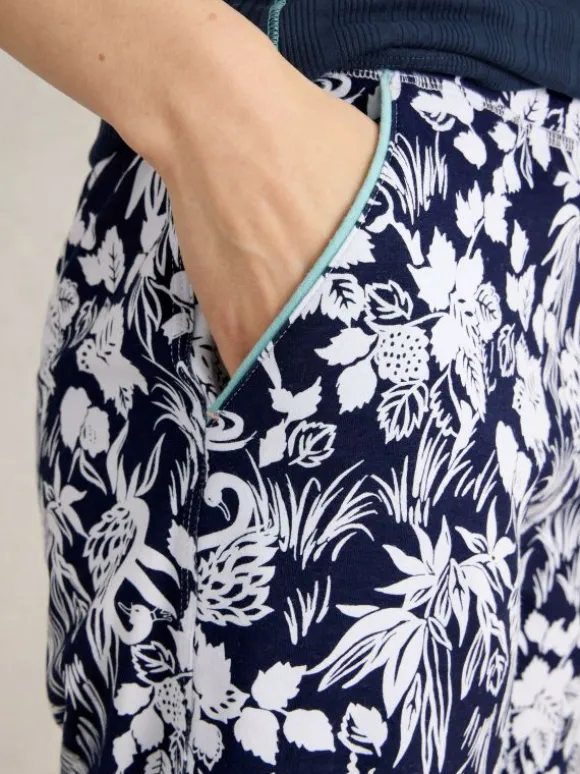 Freya Jersey PJ Jogger in NAVY PRINT