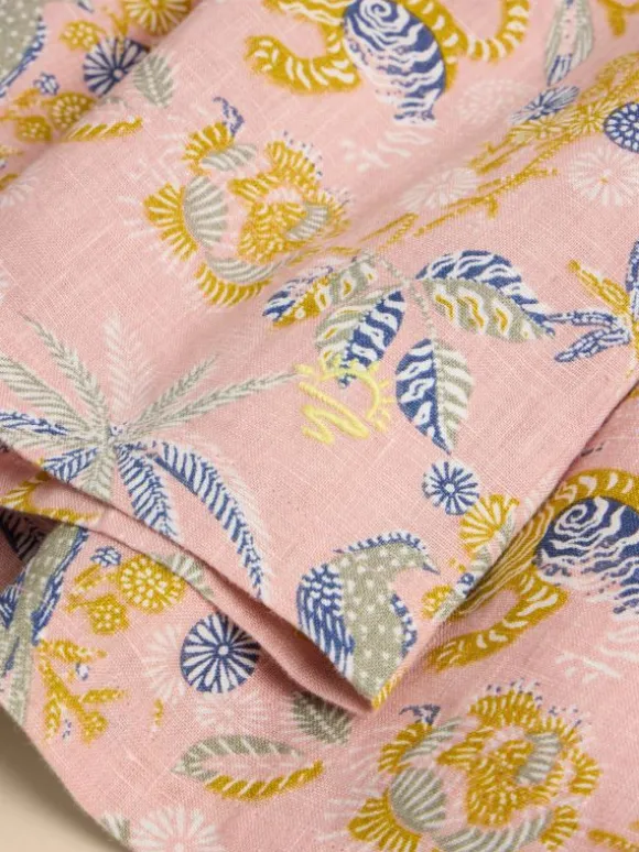 Girls Printed Woven Skirt in PINK MULTI