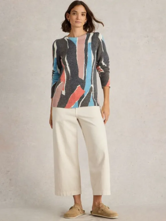 JODIE JUMPER in BLUE PRINT