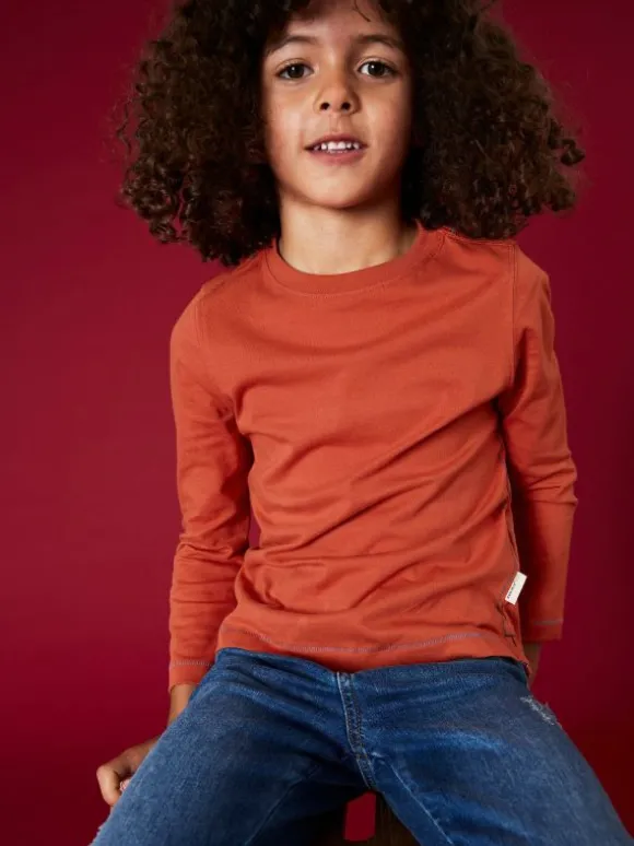 long_sleeve_abersoch_t_sh_2-1.webp Long Sleeve Abersoch T Shirt in MID RED