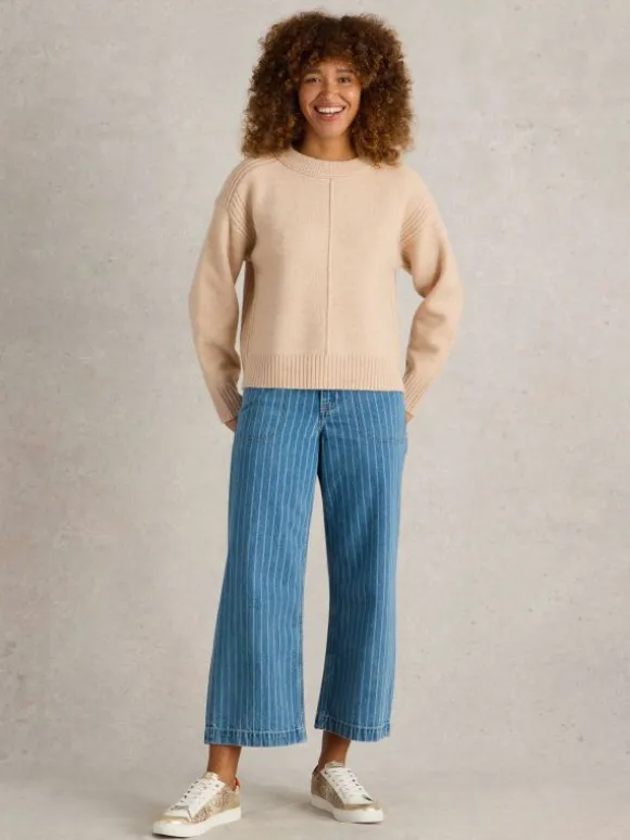 LOVELY BOXY JUMPER in LIGHT NATURAL