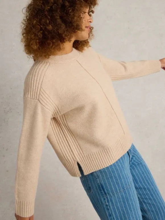 LOVELY BOXY JUMPER in LIGHT NATURAL