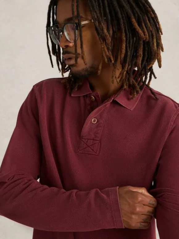 LS Utility Polo in DK PLUM