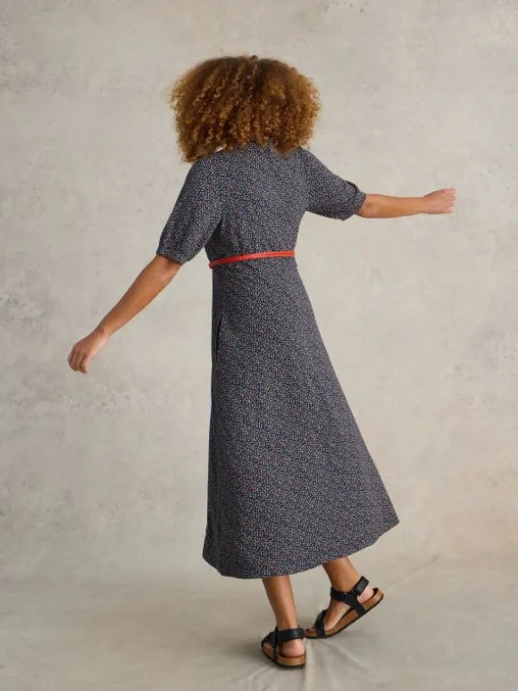 megan_v_neck_jersey_midi__2.webp Megan V Neck Jersey Midi Dress in NAVY PRINT