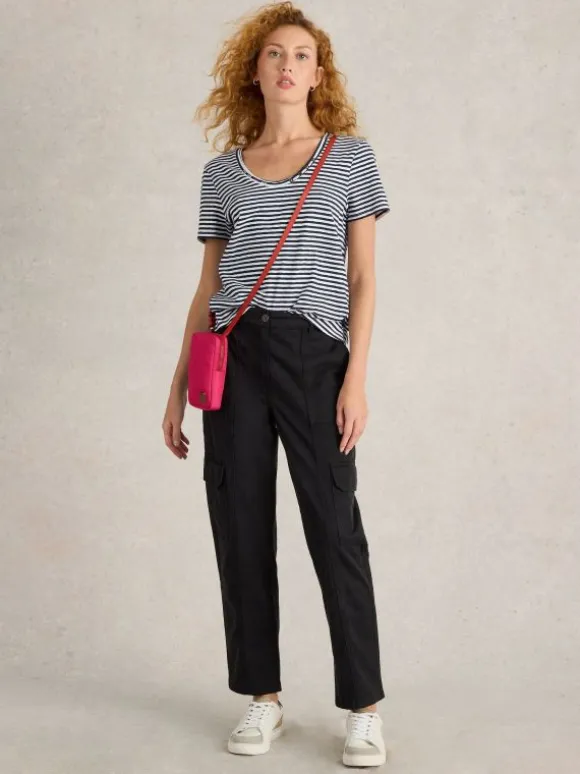 NADIA TEE in WHITE MULTI