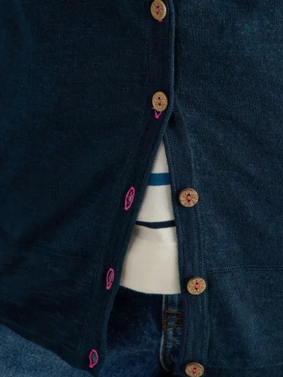 NARIA CARDI in DARK NAVY