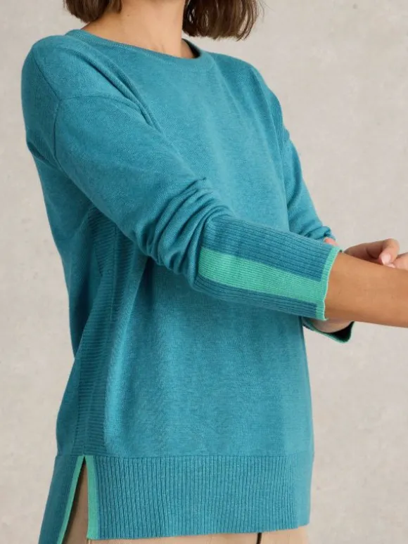 olive_long_sleeve_jumper__1.webp OLIVE LONG SLEEVE JUMPER in MID BLUE