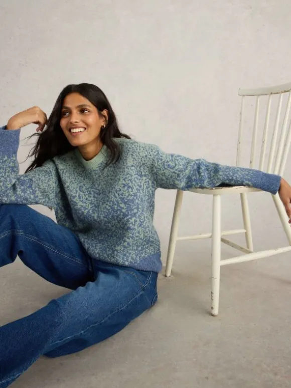 OMBRE JUMPER in BLUE MULTI