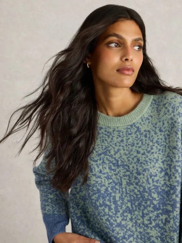 OMBRE JUMPER in BLUE MULTI