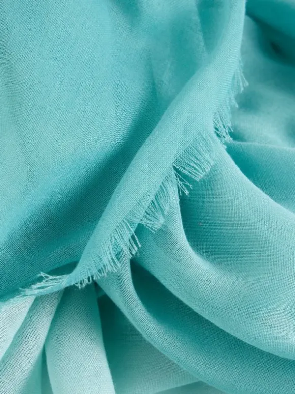 Oversized Penny Plain Scarf in LIGHT BLUE