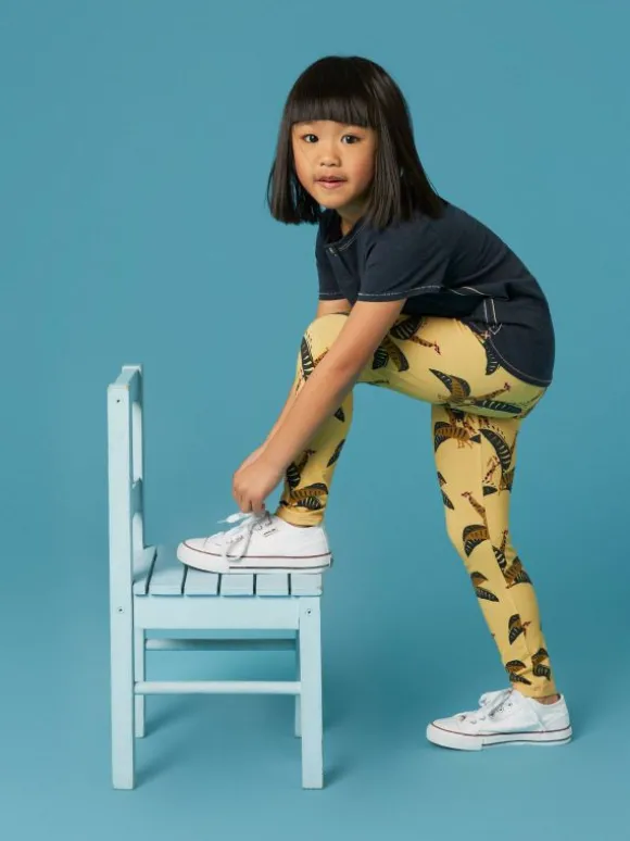 Printed Leggings in YELLOW MULTI