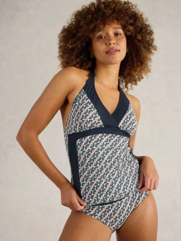 Reversible Sunshine Tankini in BLUE PRINT