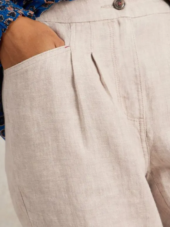 Rowena Linen Trousers in LIGHT NATURAL