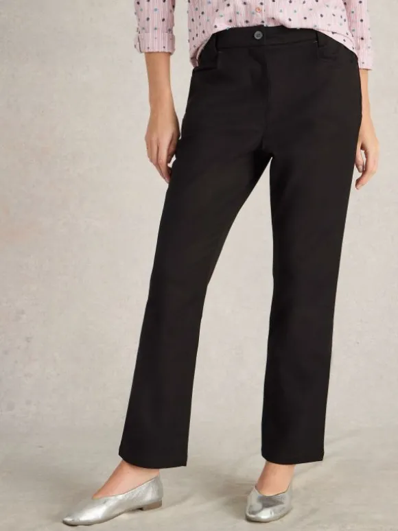 Savannah Stretch Trouser in PURE BLACK