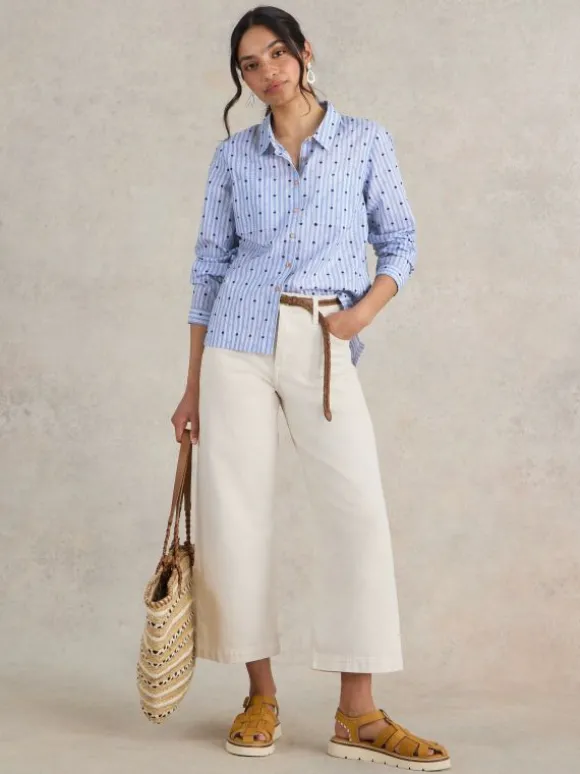 Sophie Organic Cotton Shirt in LIGHT BLUE