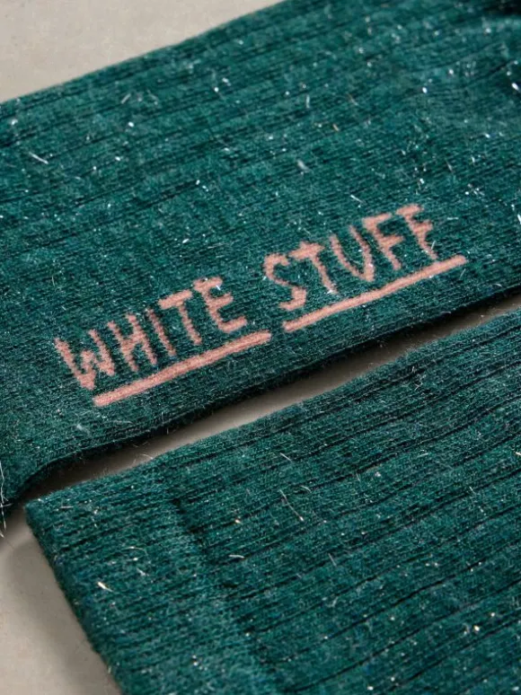 Sparkle Ankle Socks in TEAL MULTI