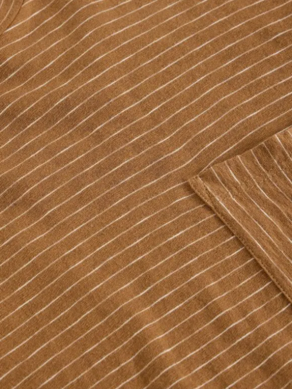 suffolk_stripe_tee_in_mid_4.webp Suffolk Stripe Tee in MID BROWN