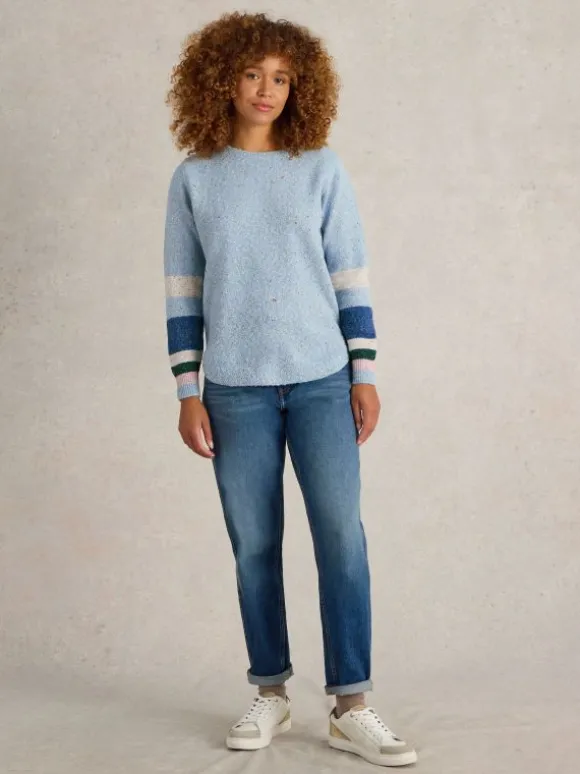 TALIA NEP JUMPER in BLUE MULTI