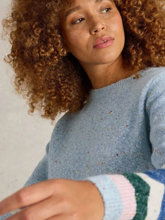 TALIA NEP JUMPER in BLUE MULTI