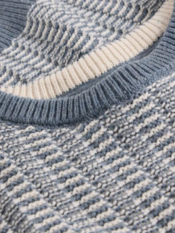 textured_crew_neck_jumper_4.webp Textured Crew Neck Jumper in BLUE MULTI