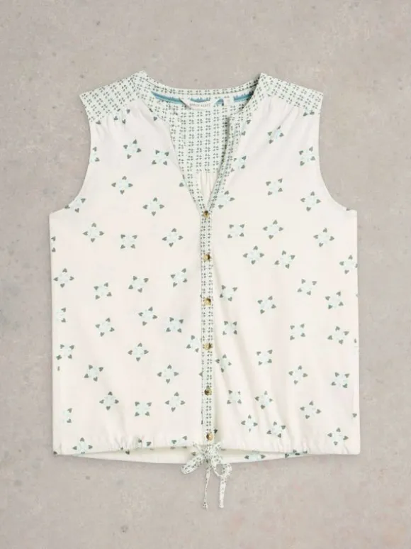 tulip_collared_sleeveless_3.webp TULIP COLLARED SLEEVELESS SHIRT in WHITE PRINT