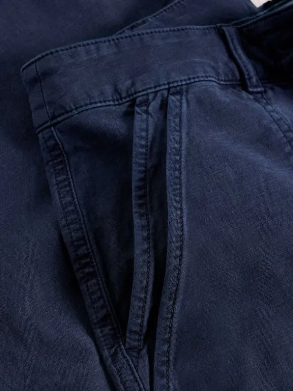 Twister Chino Wide Leg Trouser in DARK NAVY