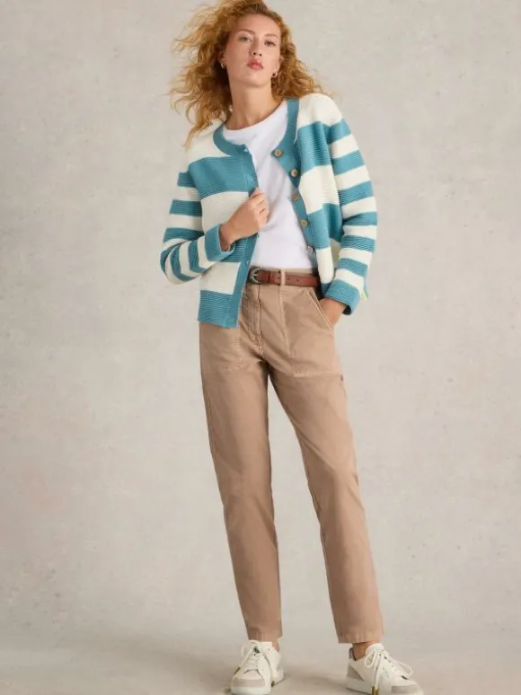 Twister Full Length Chino Trouser in LIGHT NATURAL