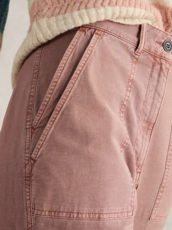 Twister Full Length Chino Trouser in DUSTY PINK