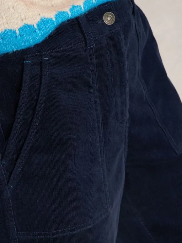 Twister Full Length Cord Trouser in DARK NAVY