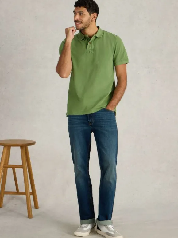 Utility Polo in MID GREEN