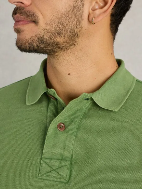 Utility Polo in MID GREEN
