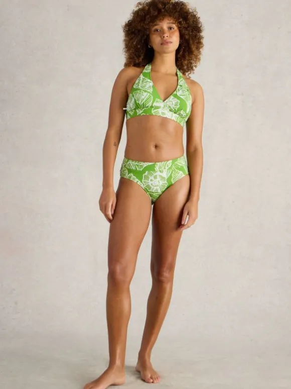 Valley Bikini Swim Top in GREEN MULTI