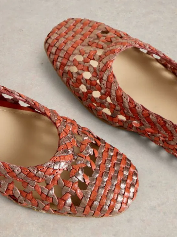 Winnie Woven Ballerina  in PINK MULTI